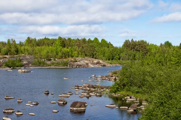 Noordelijke lake. Republiek Karelië. Rusland — Stockfoto