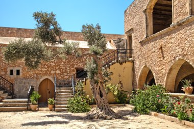 Arkadi Manastırı (moni arkadiou). Girit. Yunanistan