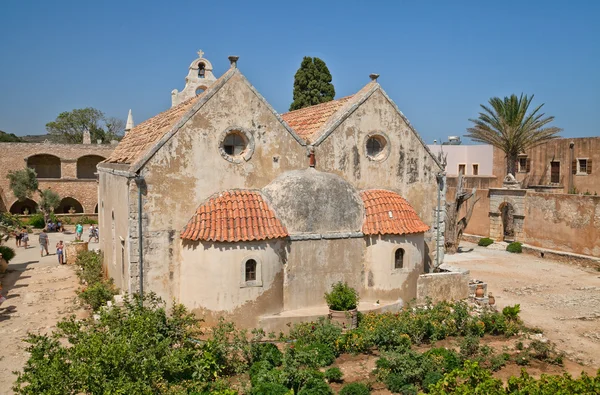 アルカーディ修道院 (モニ arkadiou)。クレタ島。ギリシャ — ストック写真