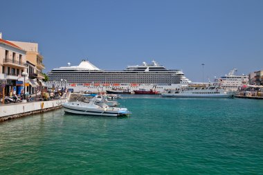 Agios nikolaos bağlantı noktası. Yunanistan. Girit