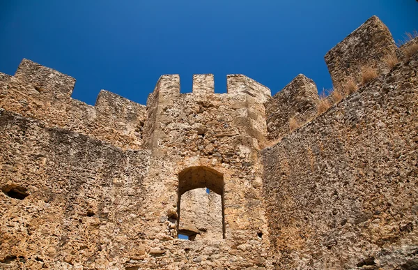 De toren van de vesting frangokastello. Griekenland. Kreta — Stockfoto