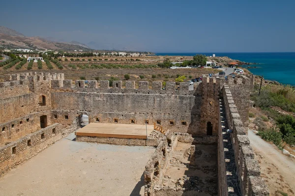 La fortaleza veneciana de Frangokastello. Grecia. Creta —  Fotos de Stock