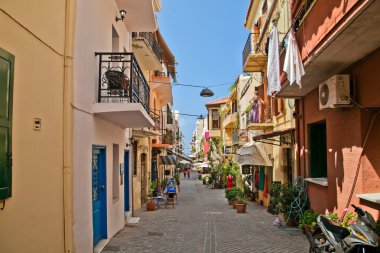 eski şehir. Yunanistan. Girit. Chania