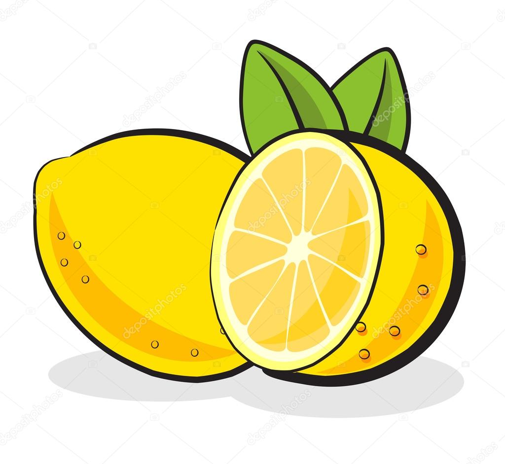 Lemon Fruit Vector Illustration
