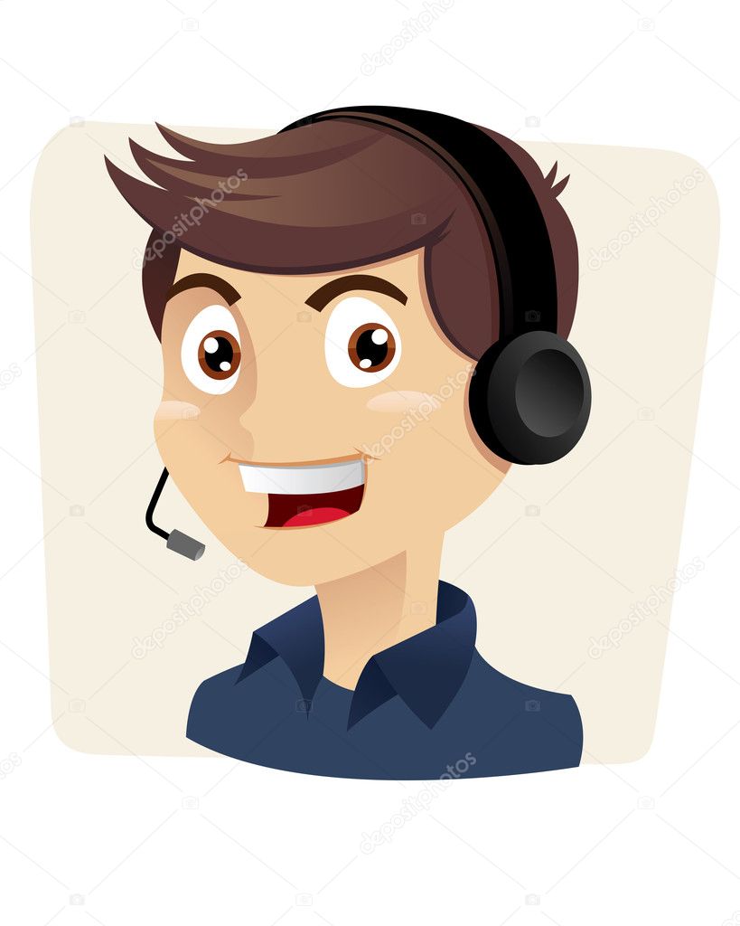 Customer Service Man Cartoon Character Stock Vector Image by ©yusak_p #47361587 Customer Service Man Cartoon Character Stock Vector Image by ©yusak_p #47361587