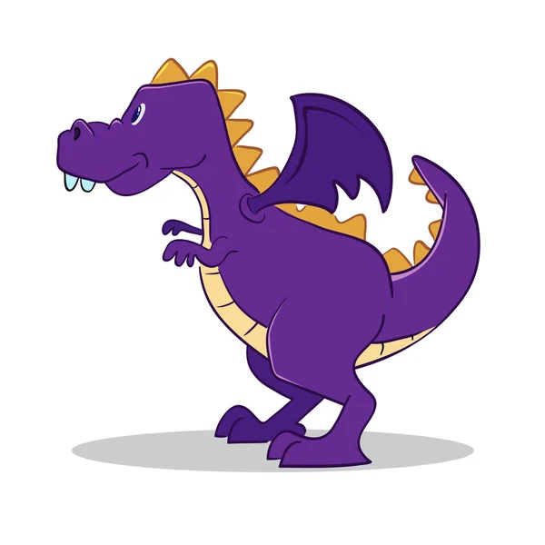 Purple Dragon — Stock vektor