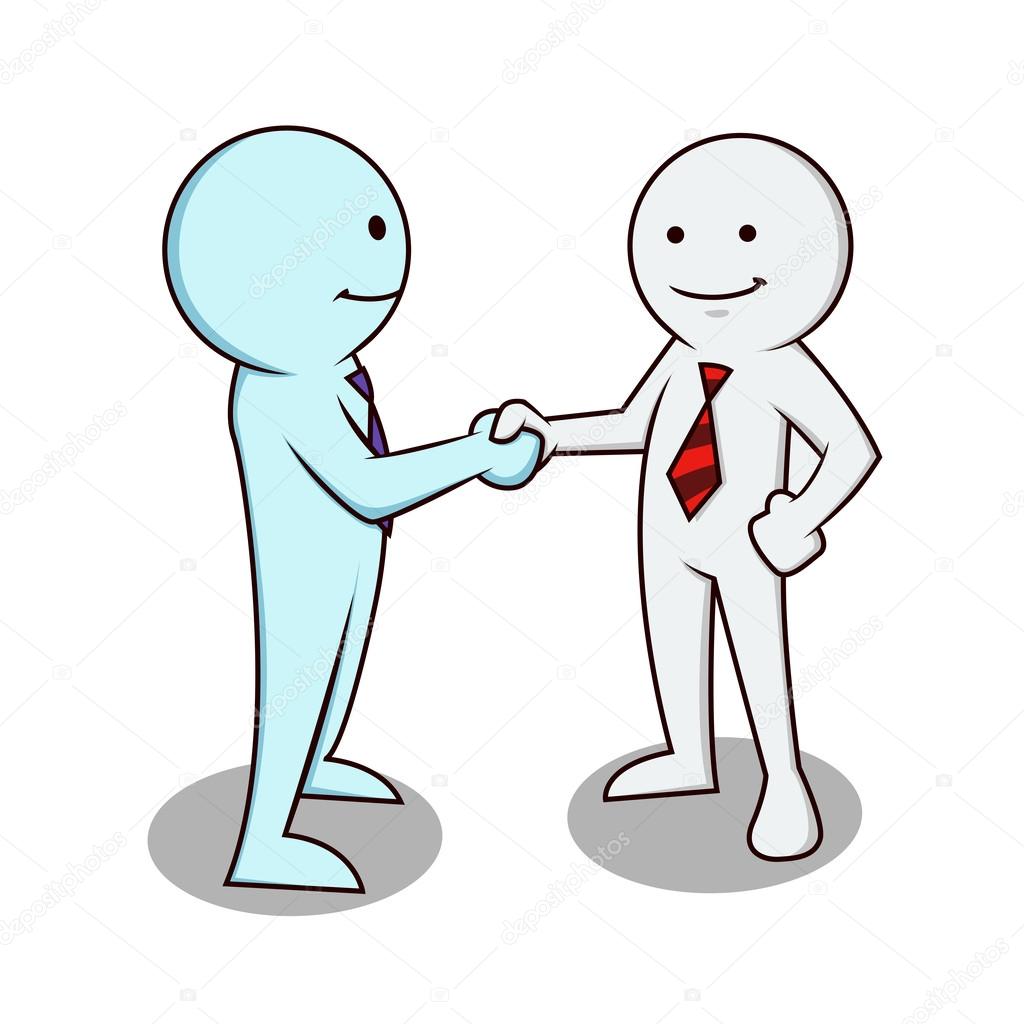 Two Businessman Shaking Hands