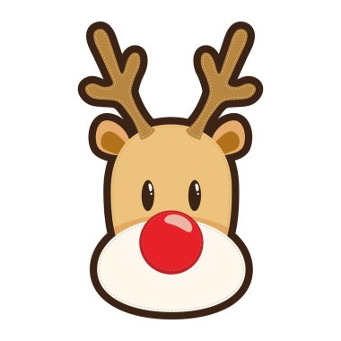 Download Rudolph The Red Nosed Free Vector Eps Cdr Ai Svg Vector Illustration Graphic Art