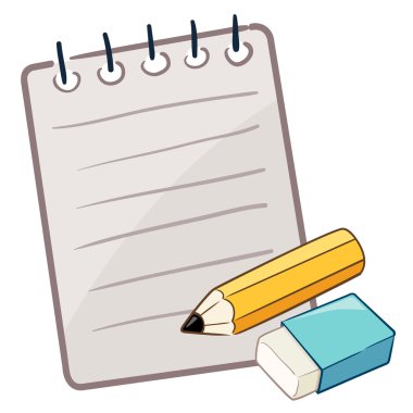 kağıt kalem ve silgi