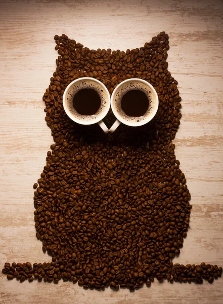 Shapes made of coffee seeds Stock Photo by ©MariaMylnikova92 43675767