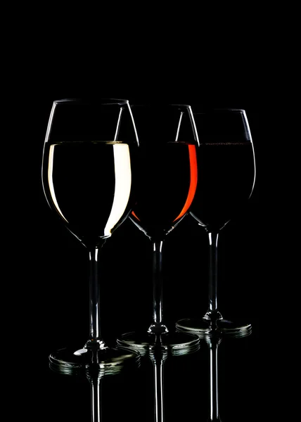 Glas vin — Stockfoto