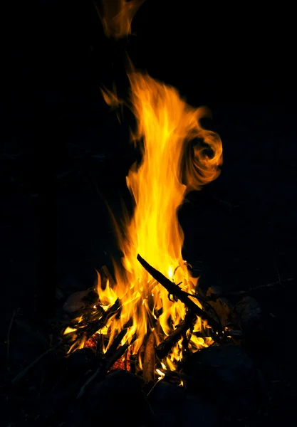 たき火を閉じます。 — ストック写真