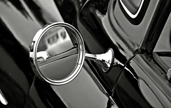 Voertuig rearview spiegel — Stockfoto