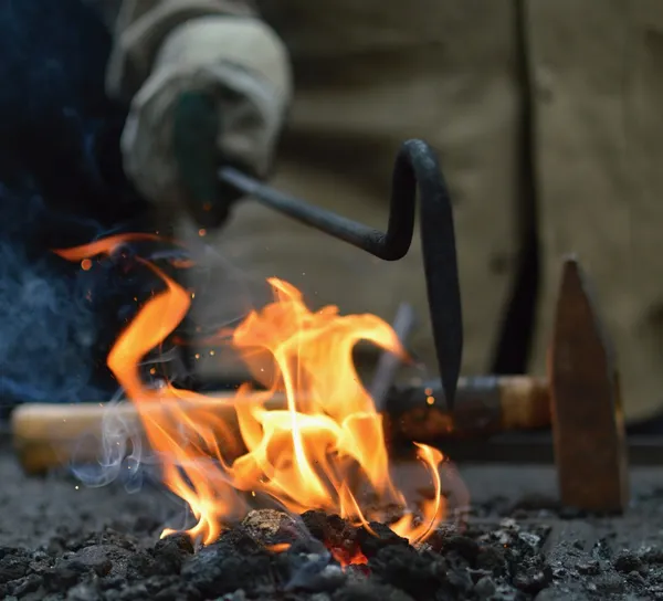 Blacksmith furnace — Stock Photo, Image