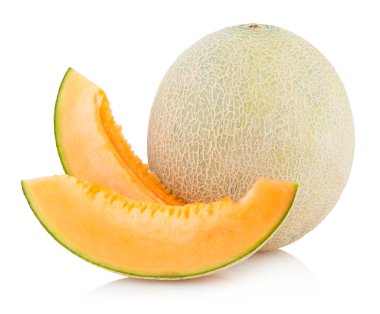 Cantaloupe melon clipart