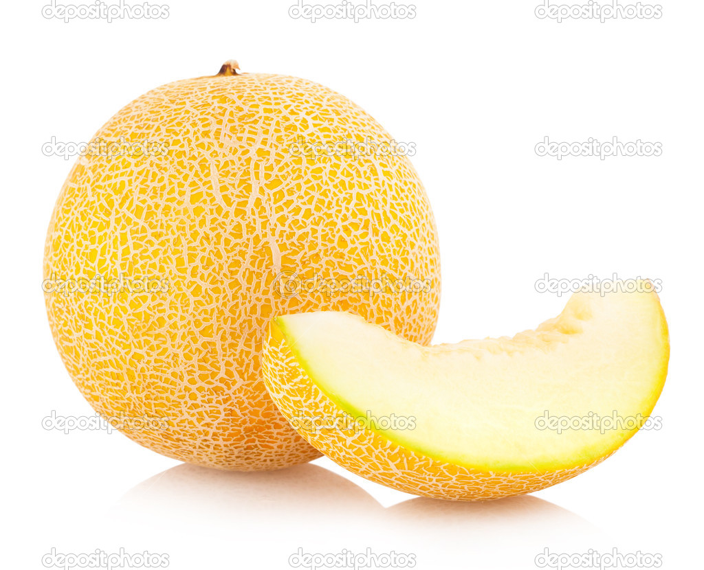 Melon with slices