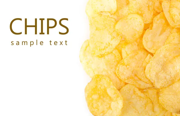 Chipsy tło — Zdjęcie stockowe