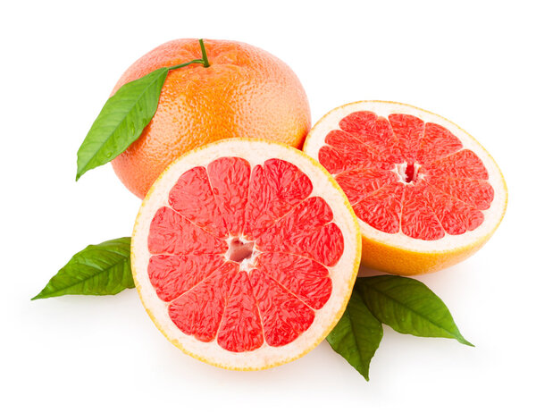 Ripe grapefruits