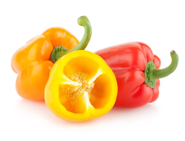 Colorful paprika peppers — Stock Photo, Image