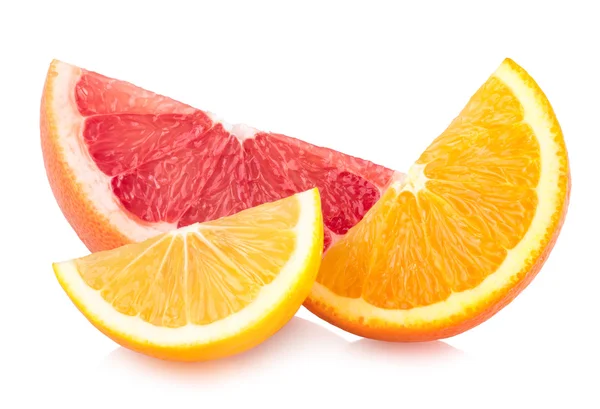 Färgglada citrus skivor — Stockfoto