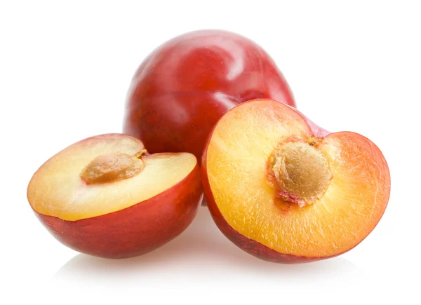 Red plums — Stock Photo, Image