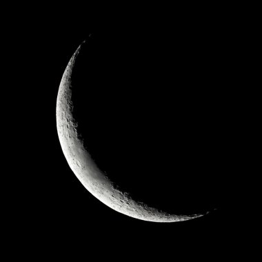 Crescent moon clipart