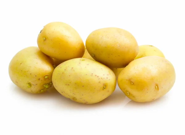 Patate su bianco — Foto Stock