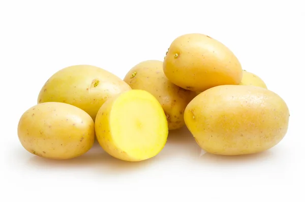 Patate su bianco — Foto Stock