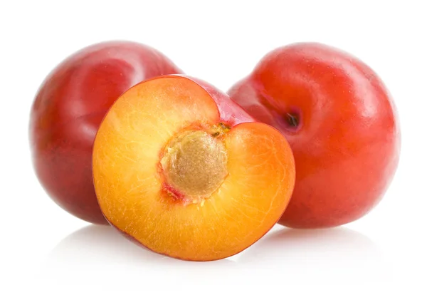 Red plums — Stock Photo, Image