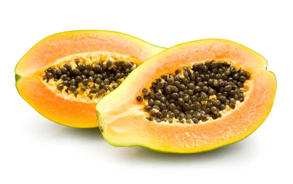 Papaya, fehér2 카리브 손바닥 — Stock Fotó