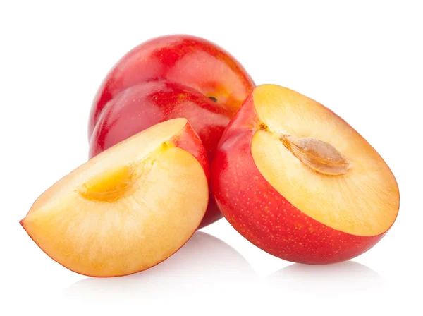 Red plums — Stock Photo, Image