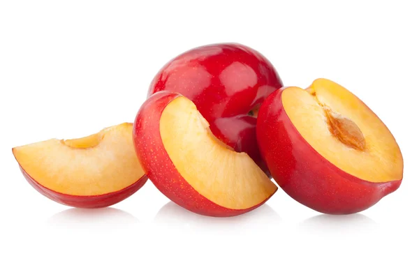 Red plums — Stock Photo, Image