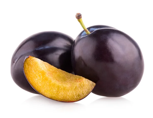 Violet plums — Stock Photo, Image