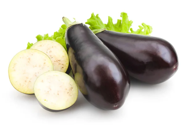 Färska aubergine — Stockfoto