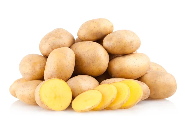 Patatas sobre blanco — Foto de Stock
