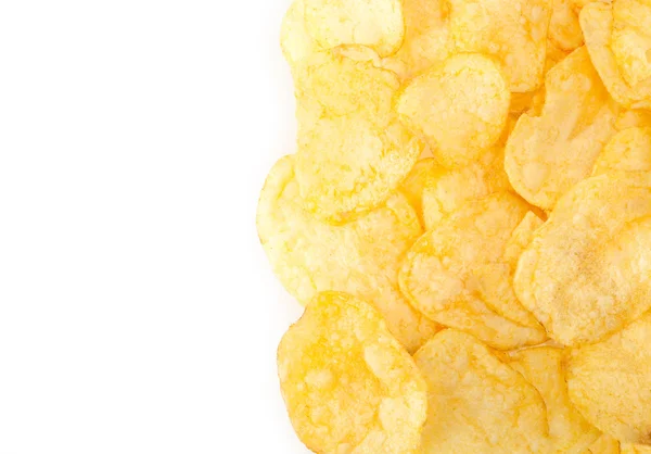 Potato chips background — Stock Photo, Image