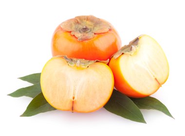 Ripe persimmons clipart