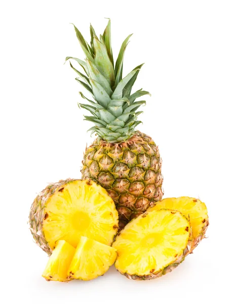 Ananas s plátky — Stock fotografie