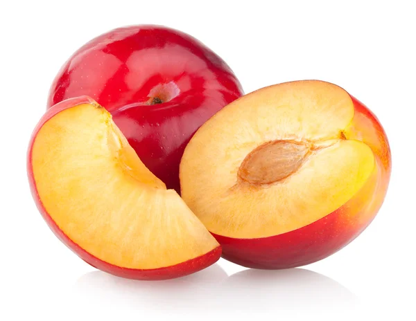 Red plums — Stock Photo, Image