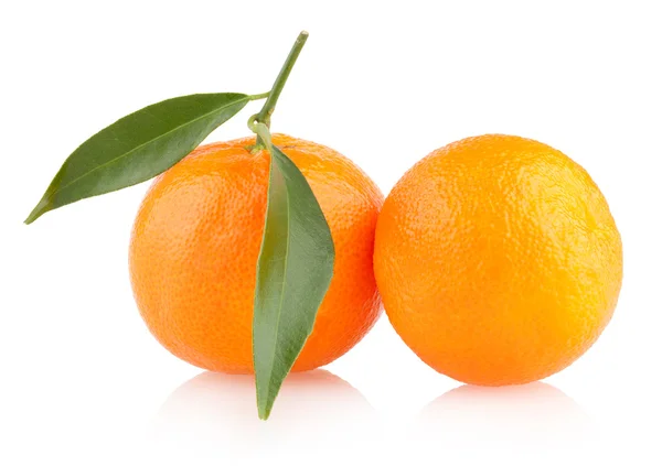 Mandariner isolerade — Stockfoto