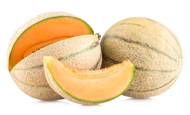 Cantaloupe melons clipart