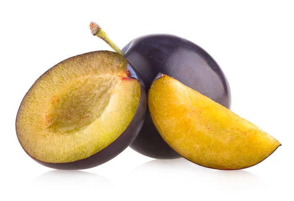 Violet plums — Stock Photo, Image