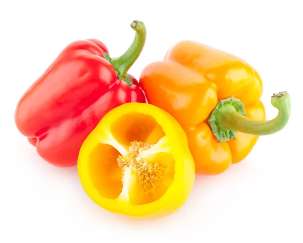 Colorful paprika peppers — Stock Photo, Image