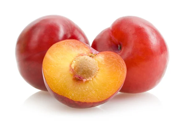 Red plums — Stock Photo, Image