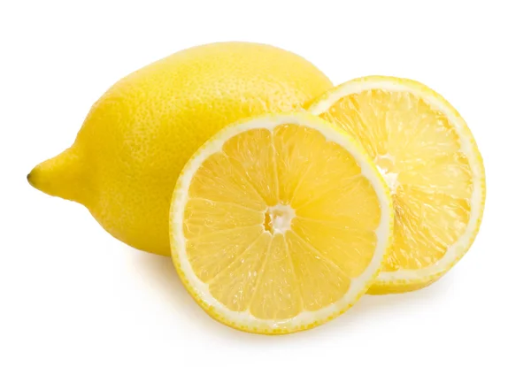 Zitrone und Scheiben — Stockfoto