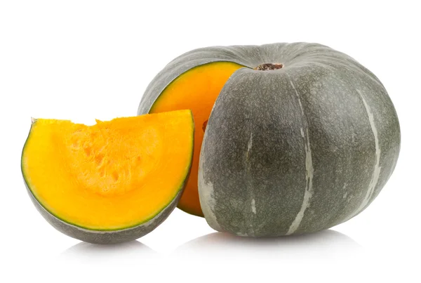 Pumpkin with a slice — Stock Photo, Image