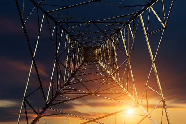 High voltage tower — Stock Photo, Image