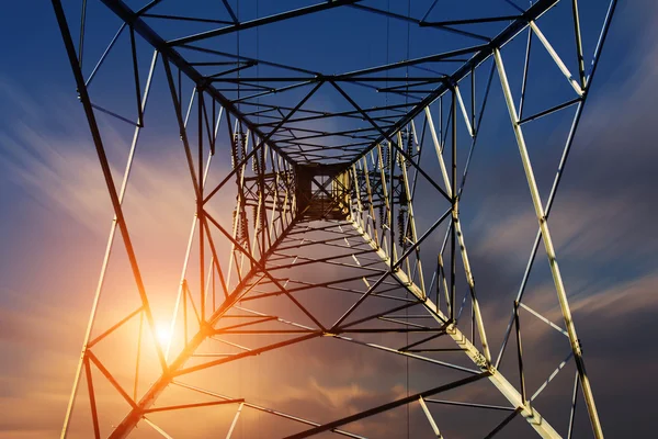 High voltage tower — Stock Photo, Image