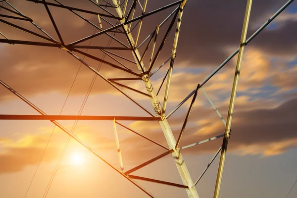 High voltage tower — Stock Photo, Image