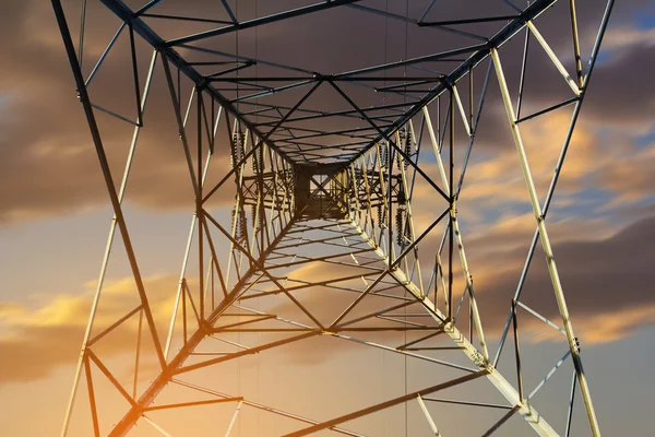 High voltage tower — Stock Photo, Image